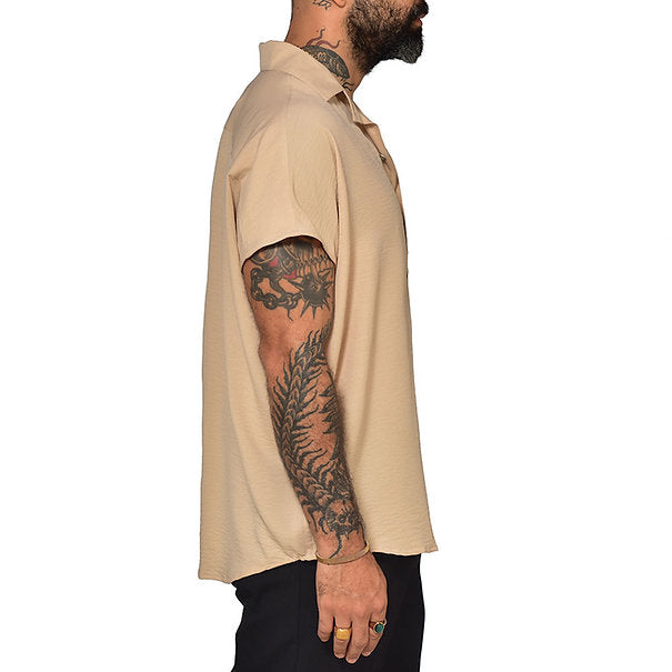 Oversized beige shirt