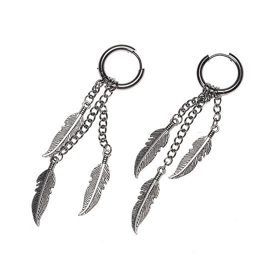 Feather earring