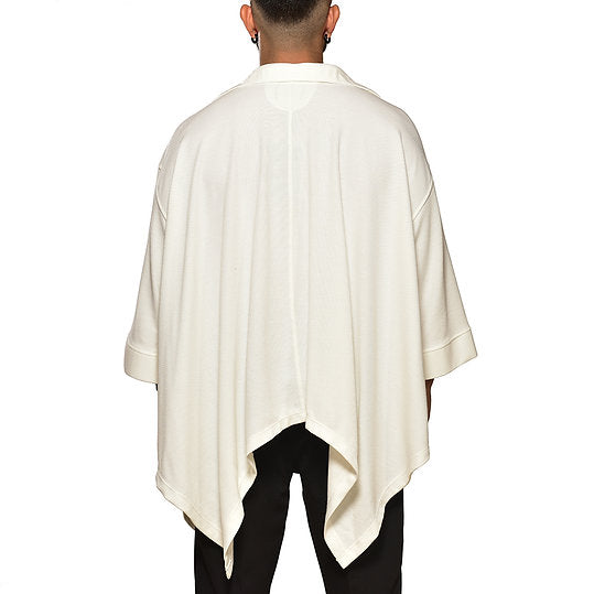 Oversized bat ivory white shirt