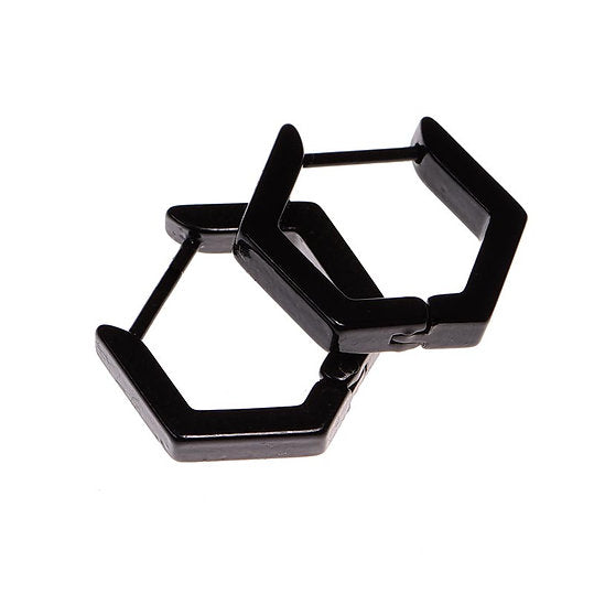 Hexagon earring