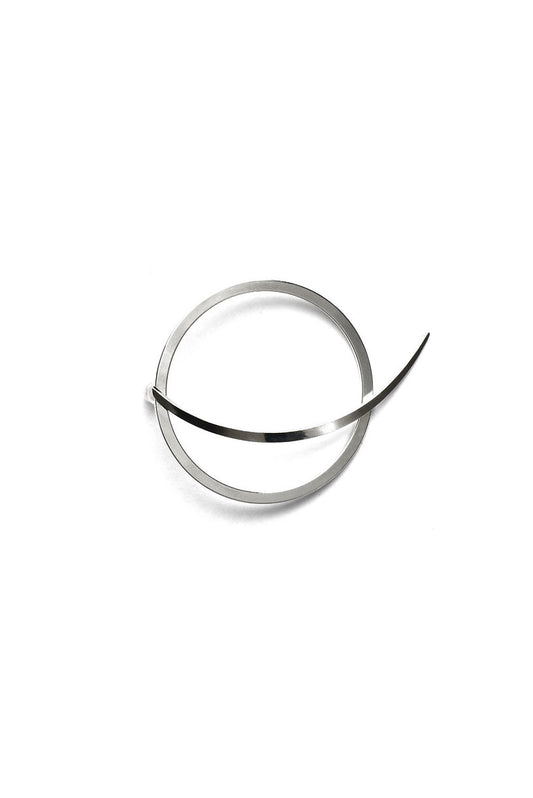 Minimal silver earcuff