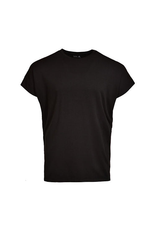 Black semi-oversize t-shirt