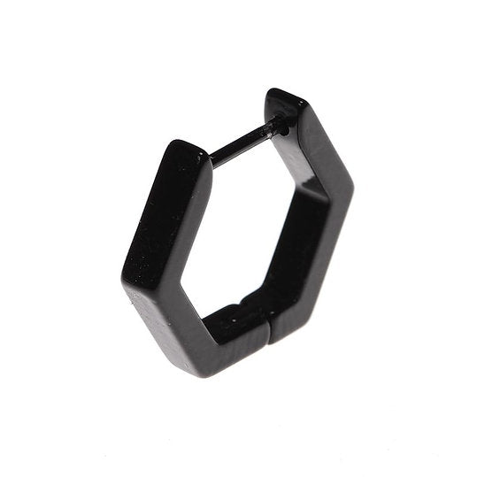 Hexagon earring