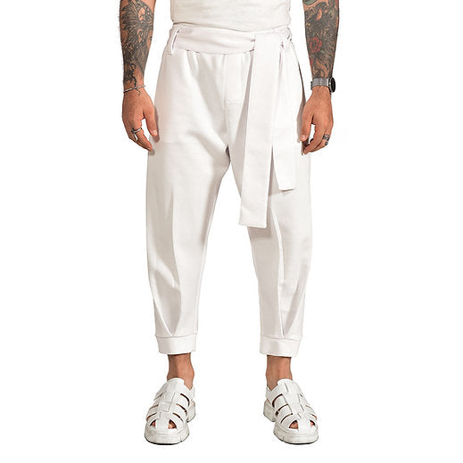 White samurai pants