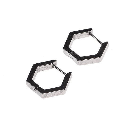 Hexagon earring