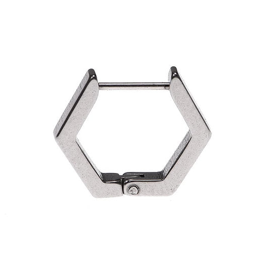 Hexagon earring