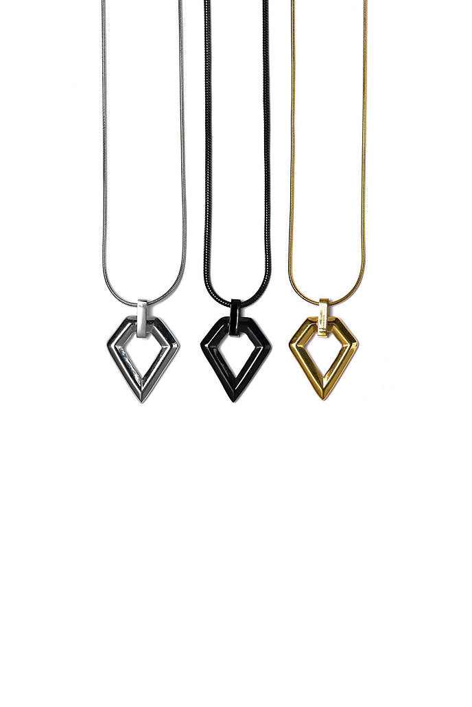 Triangle necklace 60cm