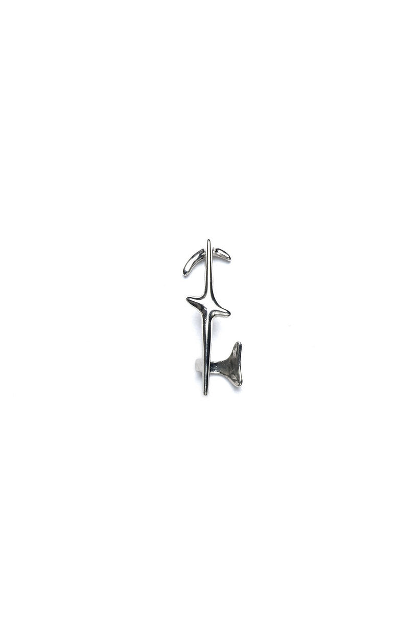 Earcuff shooting star silver