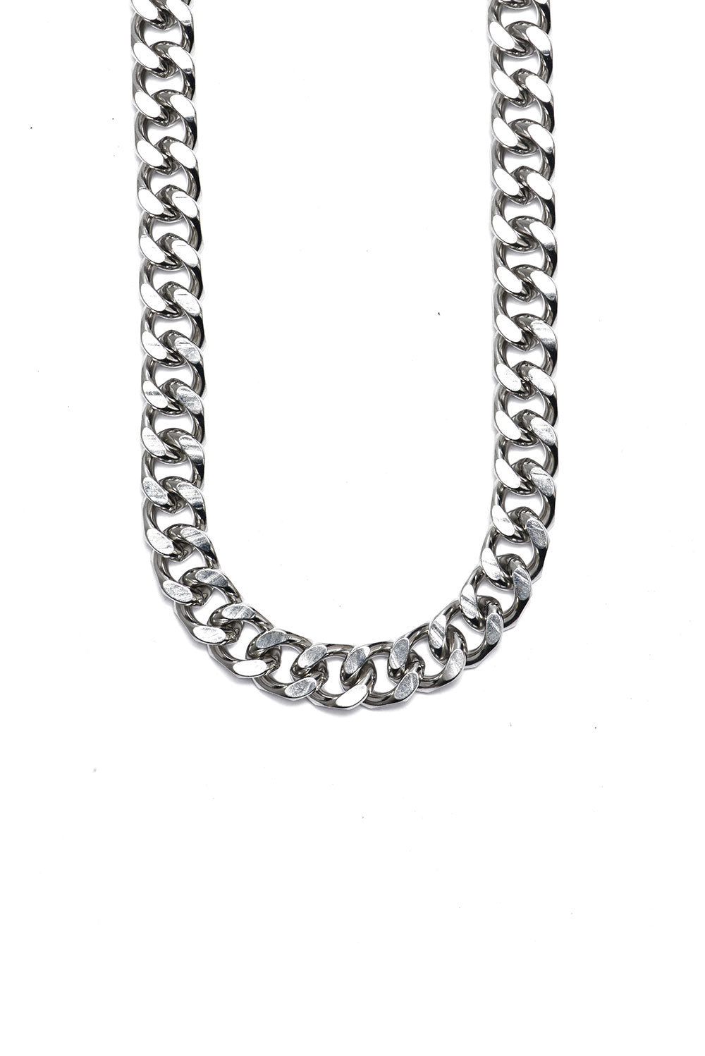 Thick silver Cuban choker 55cm x 14mm