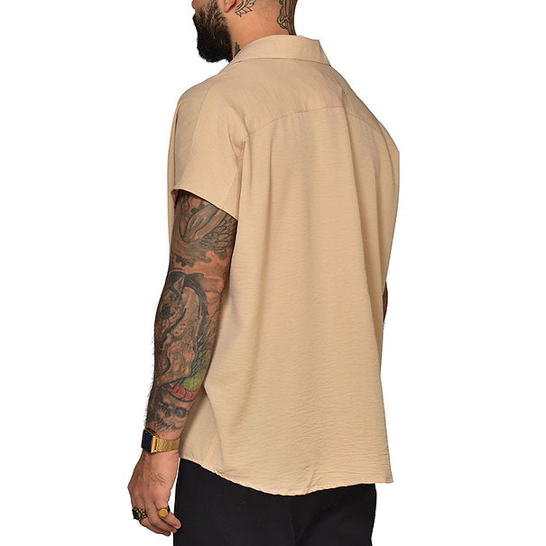 Oversized beige shirt