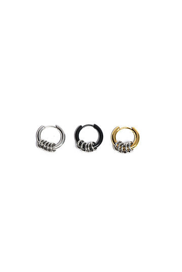 Round hoop earring