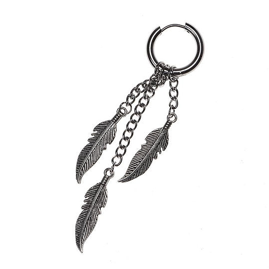 Feather earring