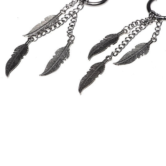 Feather earring