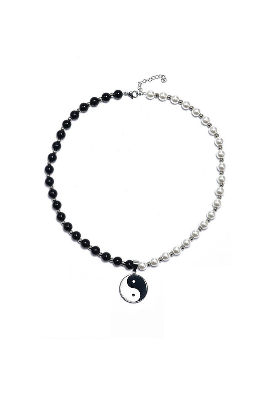 Ying yang pearl necklace 50cm