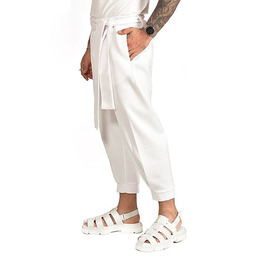 White samurai pants