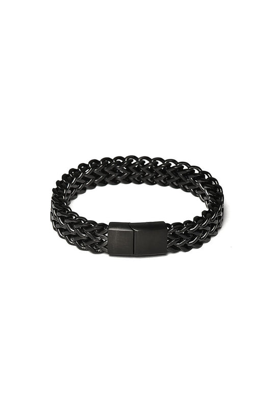 Steel black bracelet 11mm