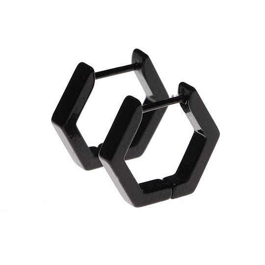 Hexagon earring