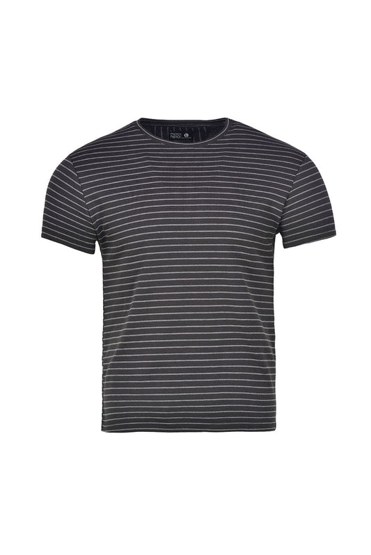 Slim fit stripes gray rat t-shirt