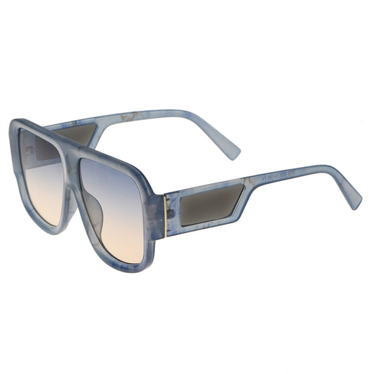 Marble blue glasses