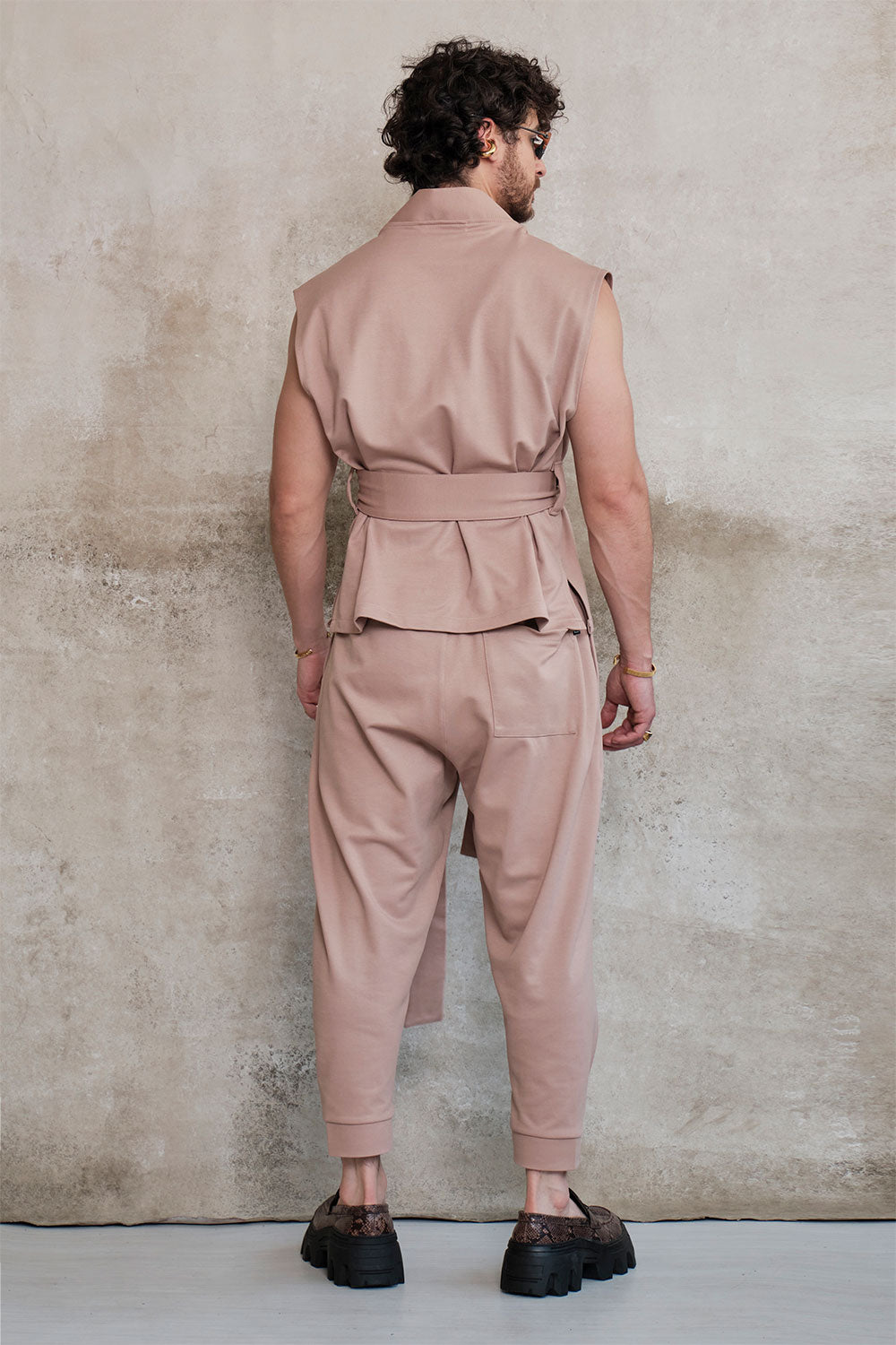 Beige samurai pants