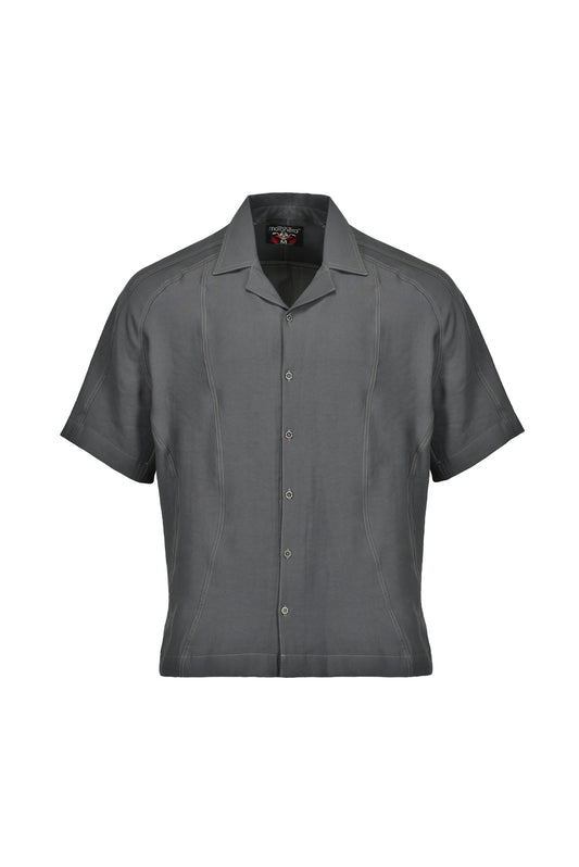 Boxy fit shirt grey