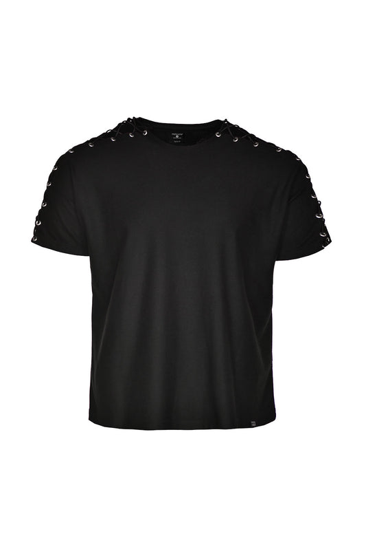 Regular fit t-shirt sparrow black