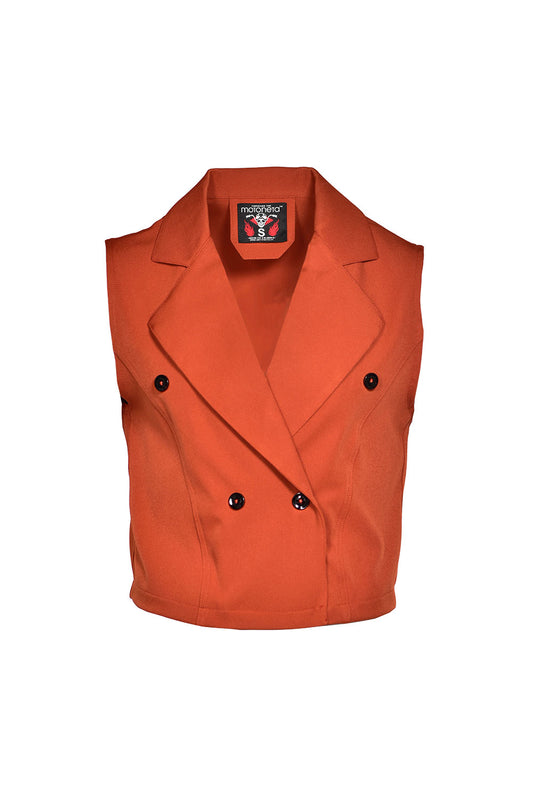 Old money terracotta vest