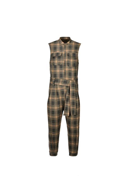 Samurai tartan overall