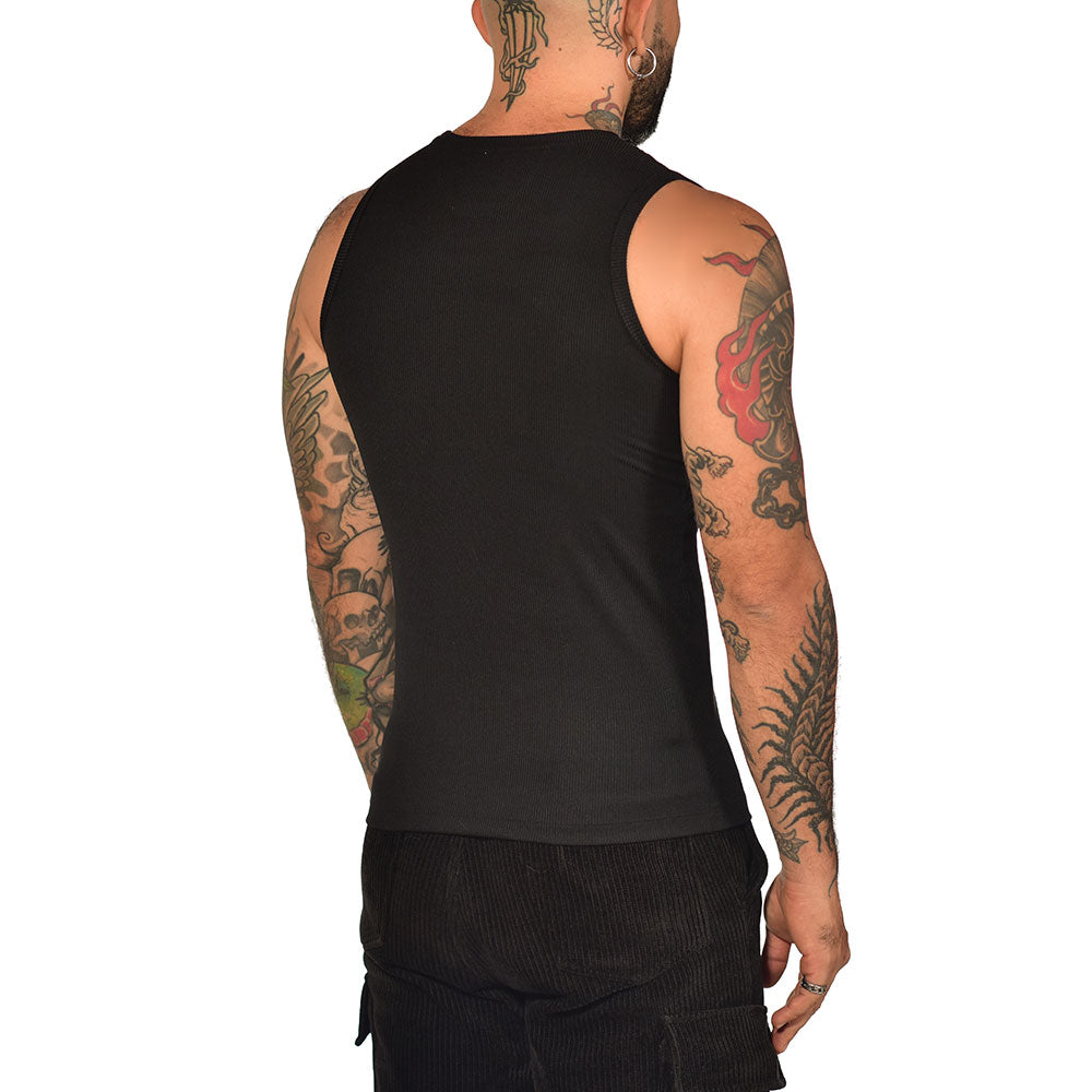 Tank top celta super slim black – motoneta