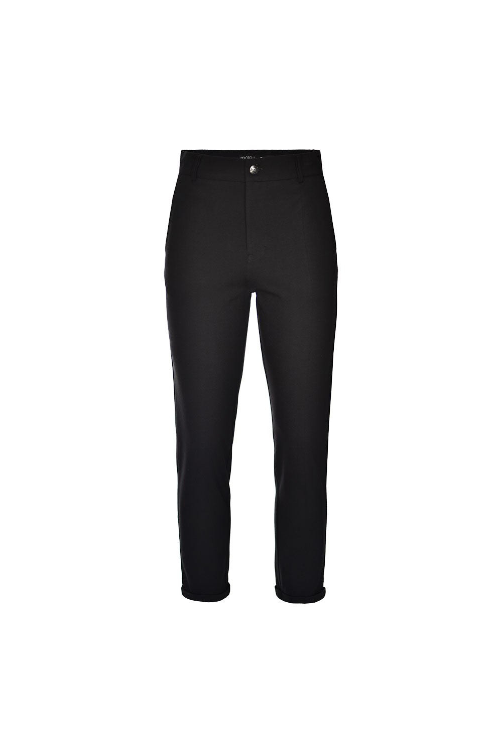 Black carrot fit pants